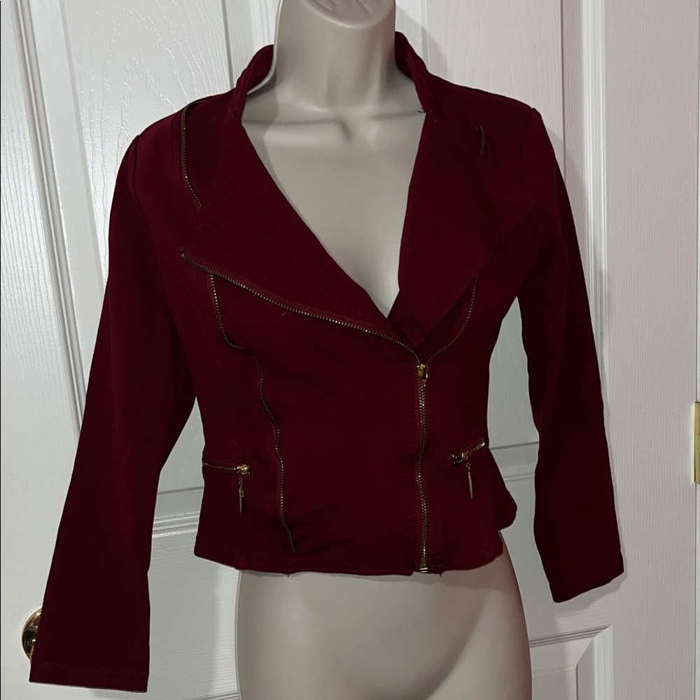Women's Burgundy Jacket